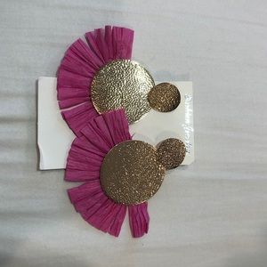 Pink earrings
